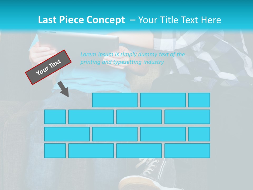 Growing Up Mobile Livingroom PowerPoint Template