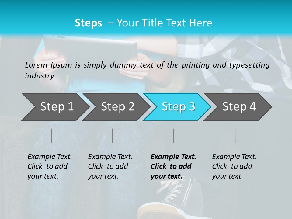 Growing Up Mobile Livingroom PowerPoint Template