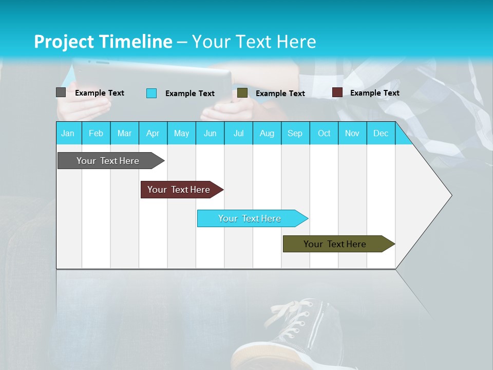 Growing Up Mobile Livingroom PowerPoint Template