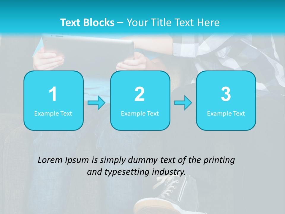 Growing Up Mobile Livingroom PowerPoint Template
