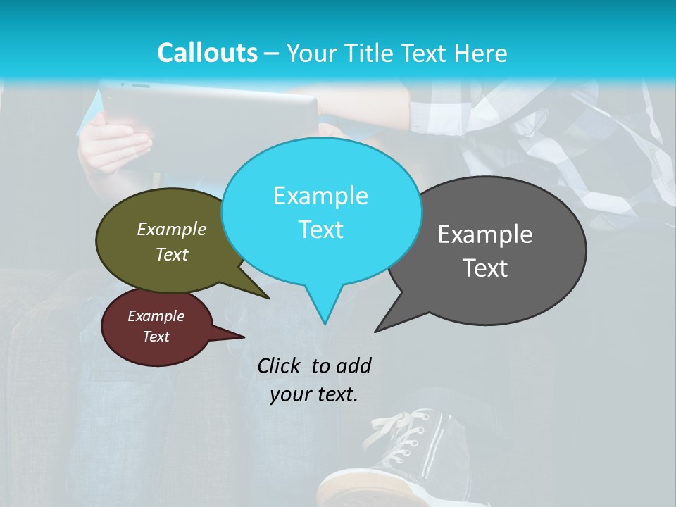 Growing Up Mobile Livingroom PowerPoint Template