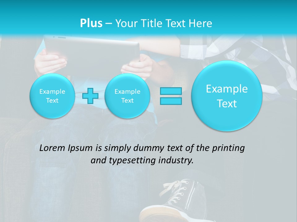 Growing Up Mobile Livingroom PowerPoint Template