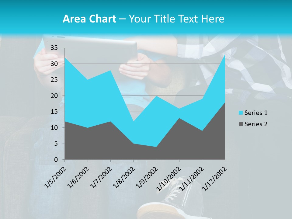 Growing Up Mobile Livingroom PowerPoint Template