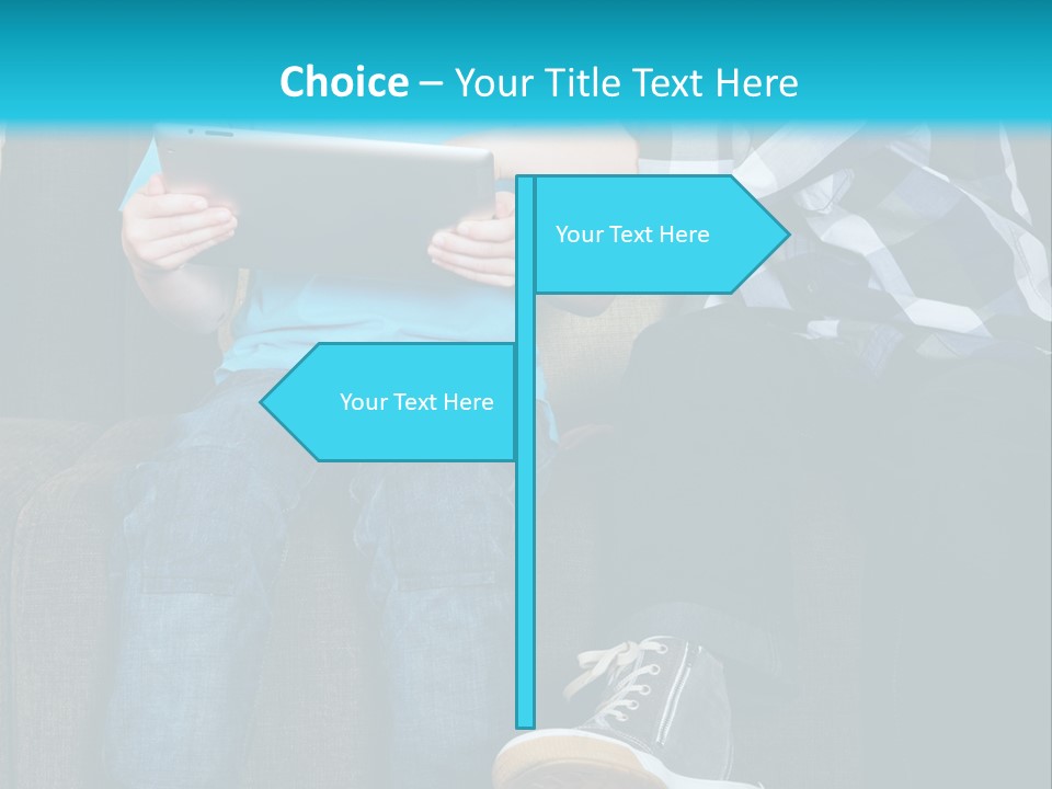 Growing Up Mobile Livingroom PowerPoint Template