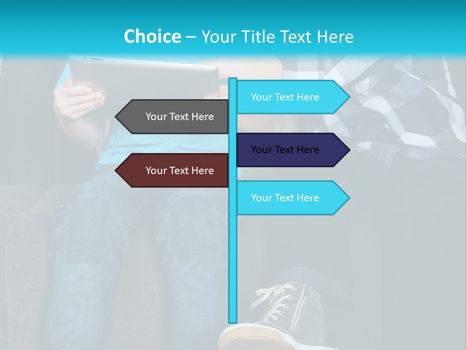 Growing Up Mobile Livingroom PowerPoint Template
