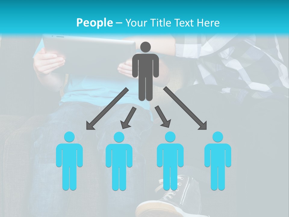 Growing Up Mobile Livingroom PowerPoint Template