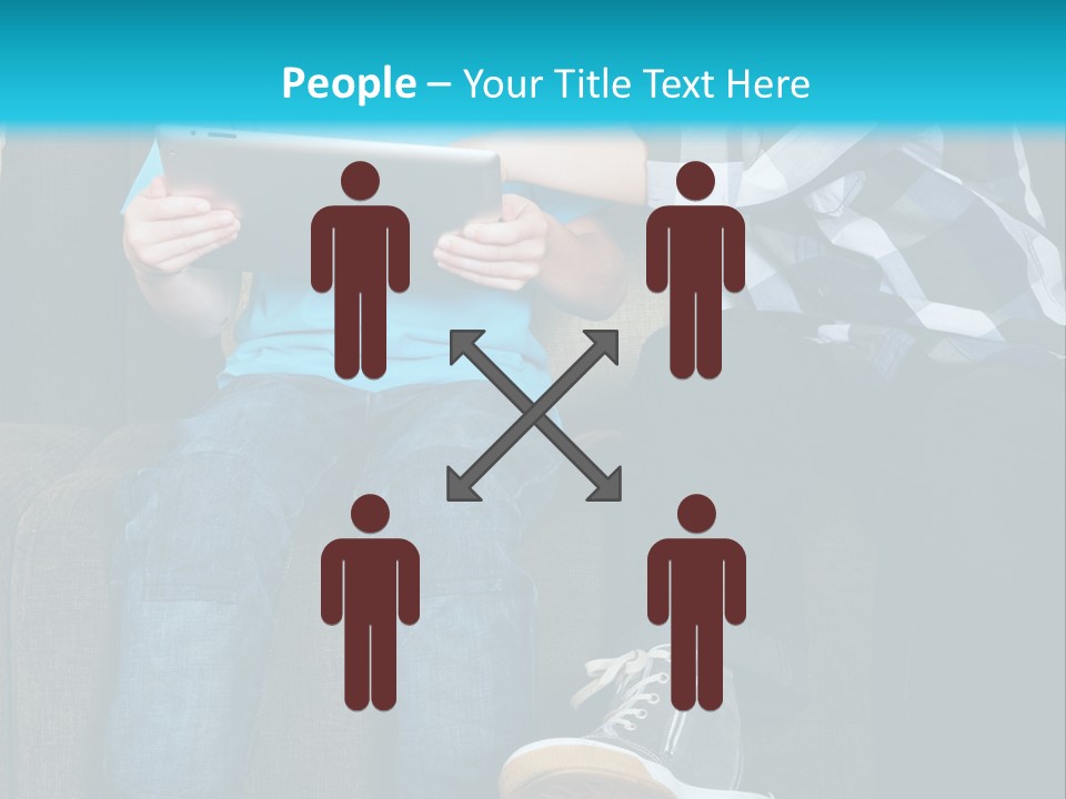 Growing Up Mobile Livingroom PowerPoint Template