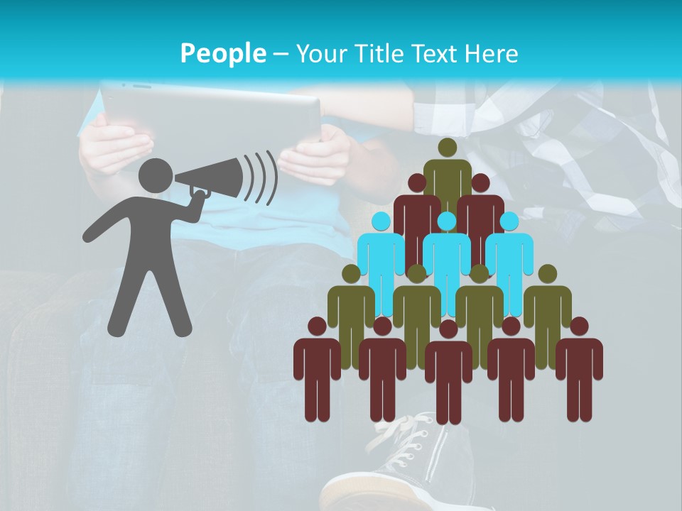Growing Up Mobile Livingroom PowerPoint Template