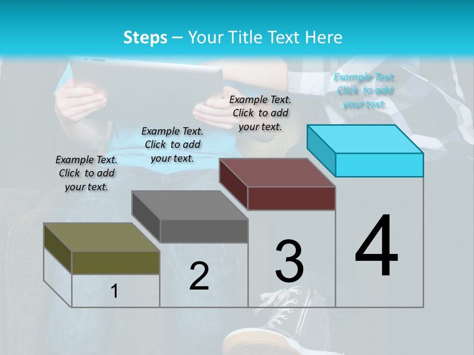 Growing Up Mobile Livingroom PowerPoint Template