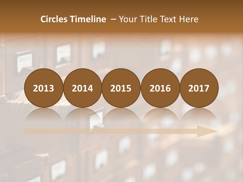 Cabinet Memory Bookmark PowerPoint Template