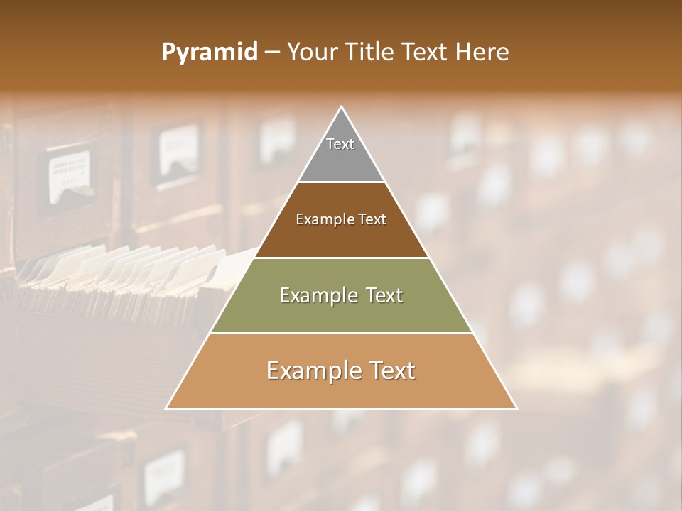 Cabinet Memory Bookmark PowerPoint Template