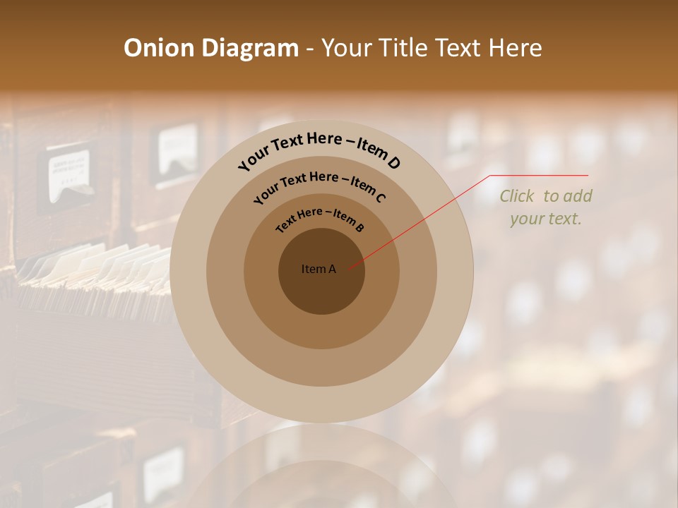 Cabinet Memory Bookmark PowerPoint Template