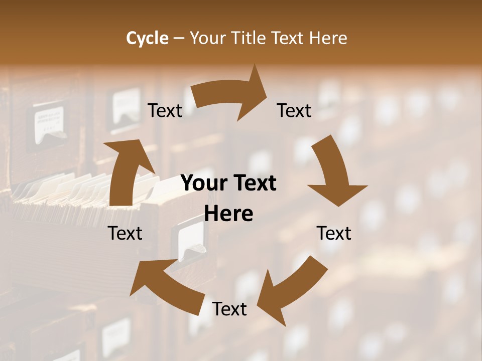Cabinet Memory Bookmark PowerPoint Template