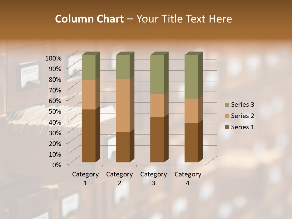 Cabinet Memory Bookmark PowerPoint Template