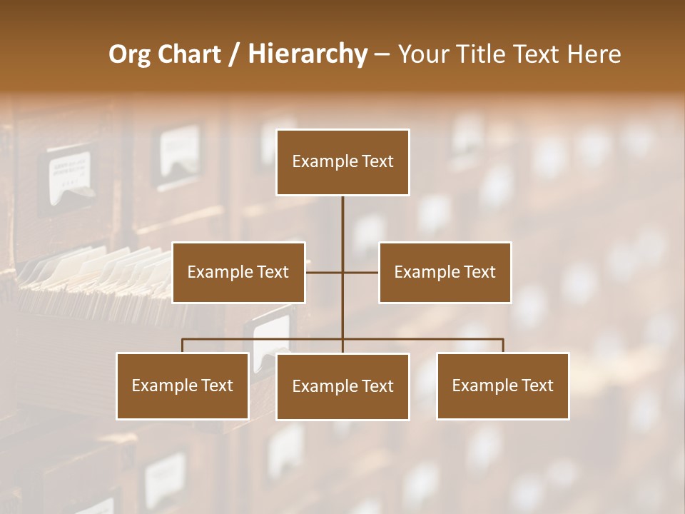 Cabinet Memory Bookmark PowerPoint Template