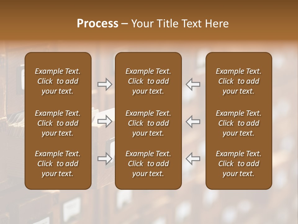 Cabinet Memory Bookmark PowerPoint Template