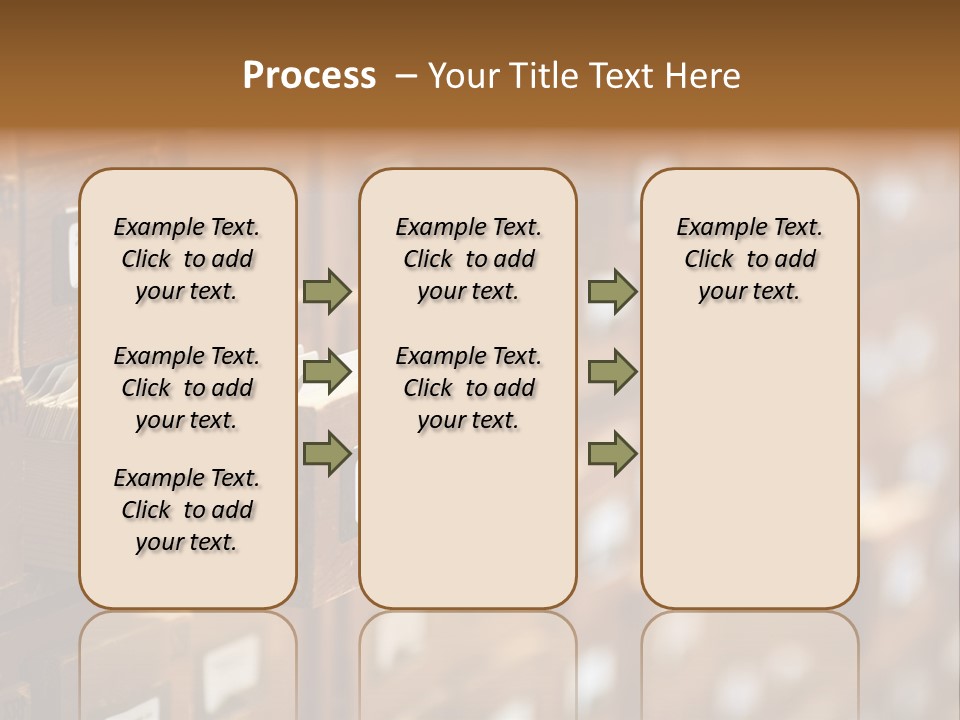 Cabinet Memory Bookmark PowerPoint Template