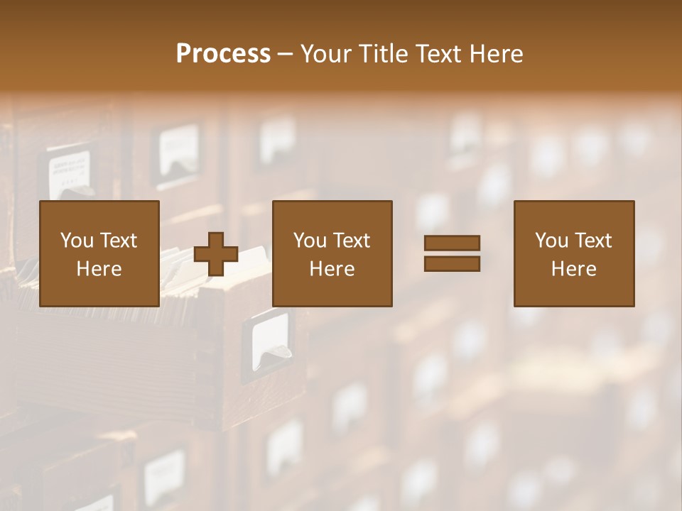 Cabinet Memory Bookmark PowerPoint Template