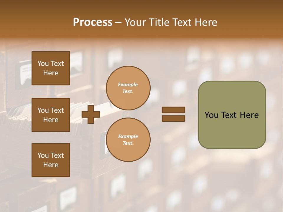 Cabinet Memory Bookmark PowerPoint Template