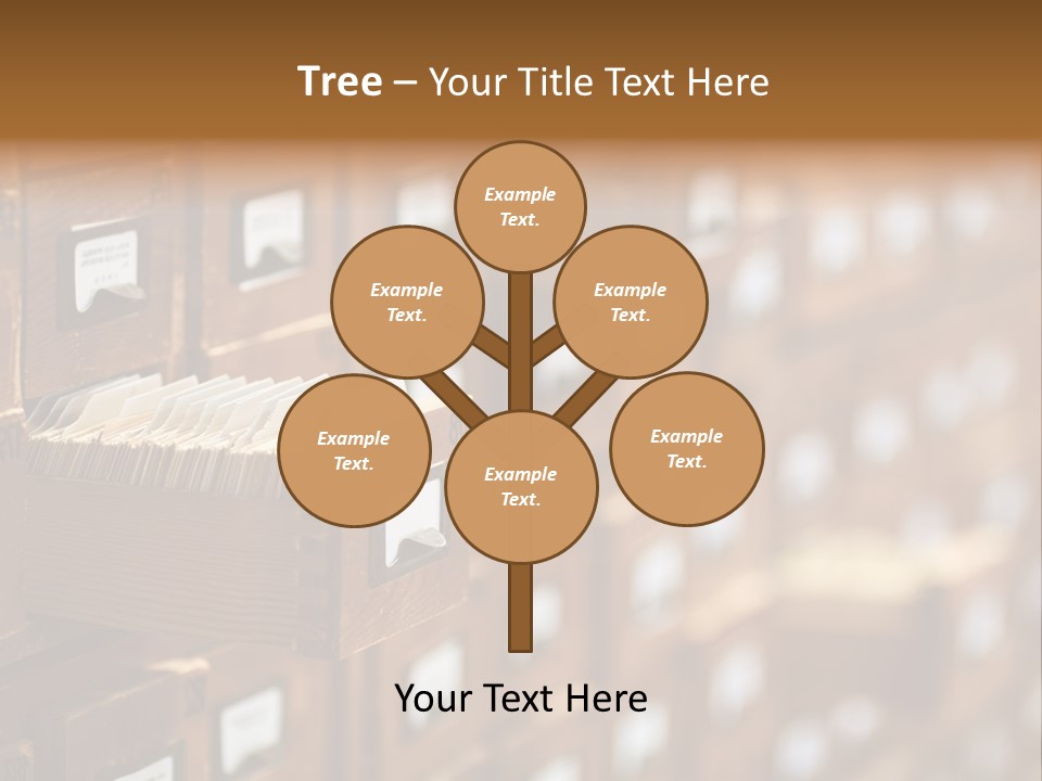 Cabinet Memory Bookmark PowerPoint Template