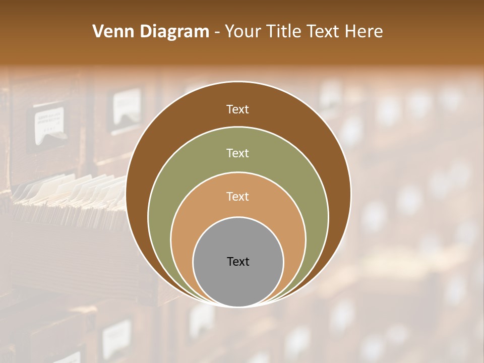 Cabinet Memory Bookmark PowerPoint Template