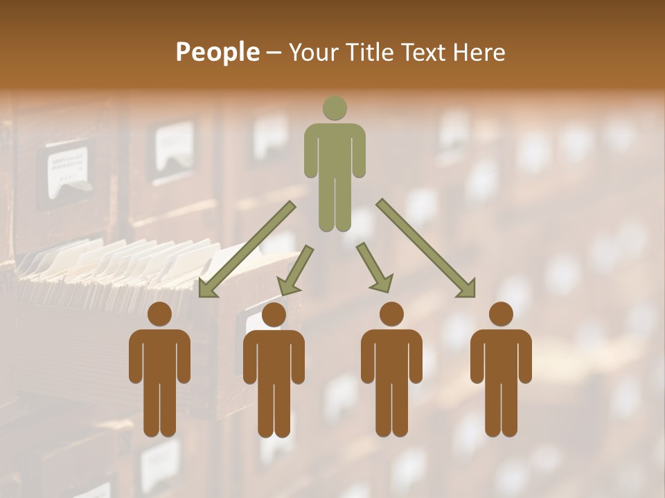 Cabinet Memory Bookmark PowerPoint Template