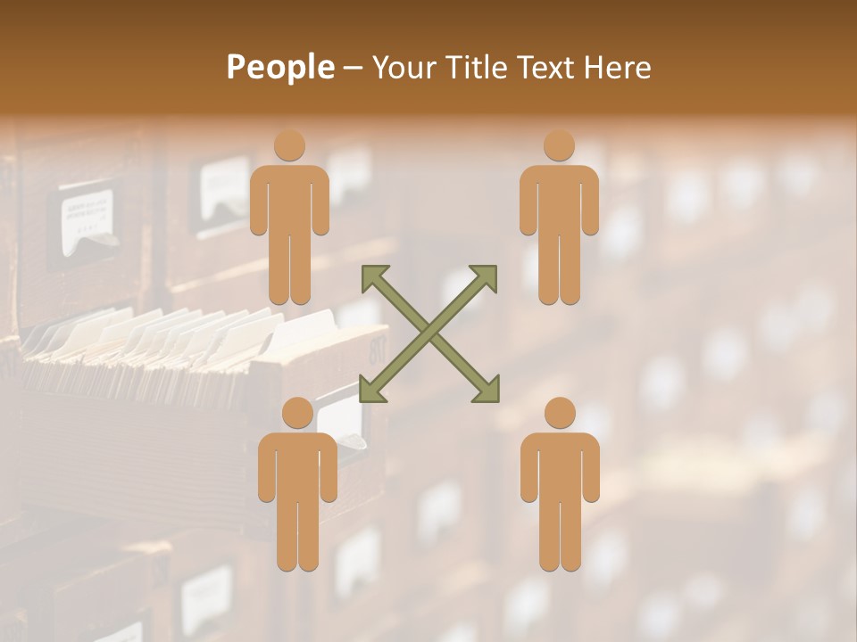 Cabinet Memory Bookmark PowerPoint Template