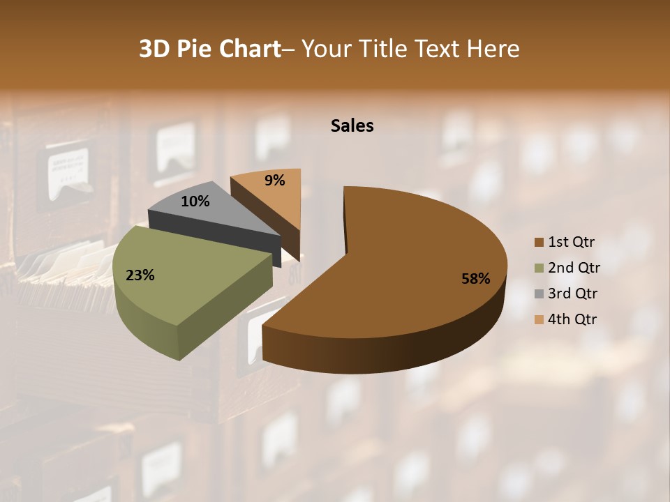 Cabinet Memory Bookmark PowerPoint Template