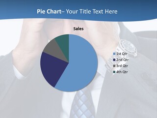 Stress Head Suit PowerPoint Template