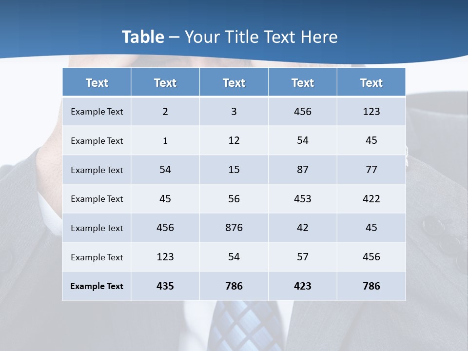 Stress Head Suit PowerPoint Template