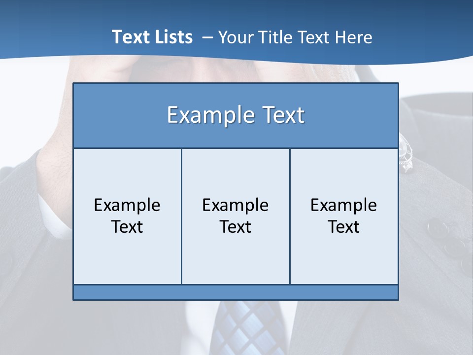 Stress Head Suit PowerPoint Template