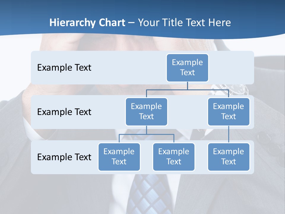 Stress Head Suit PowerPoint Template