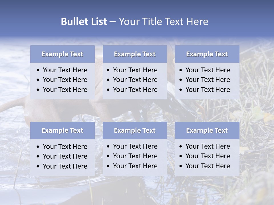 Game Management Huntsmanship Domestic Animal PowerPoint Template