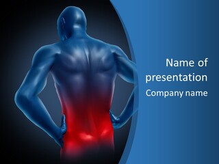 Medical Lumbago Body PowerPoint Template