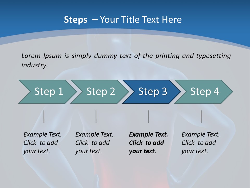 Medical Lumbago Body PowerPoint Template