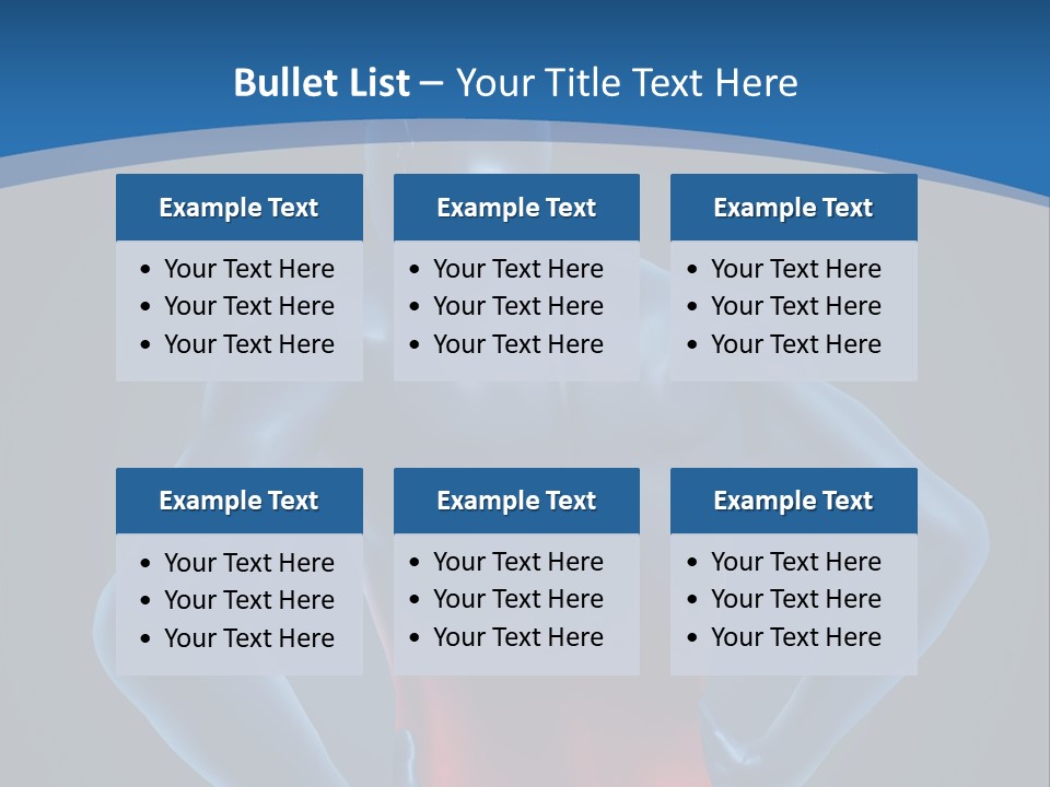 Medical Lumbago Body PowerPoint Template
