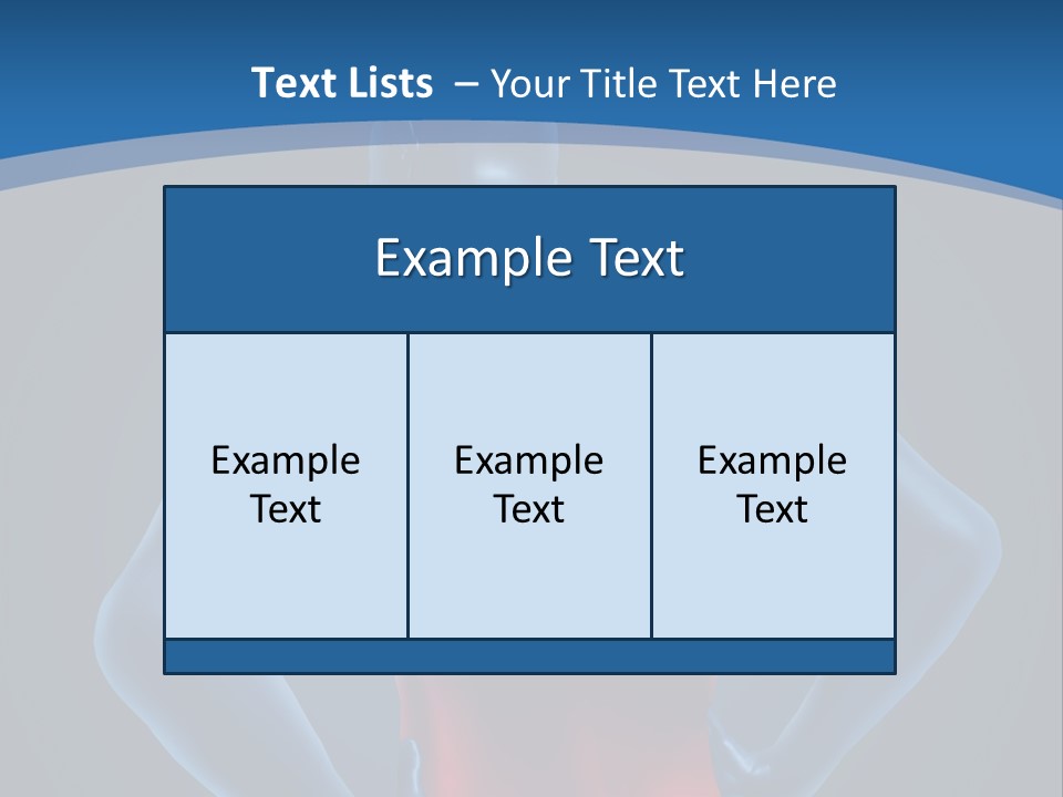 Medical Lumbago Body PowerPoint Template
