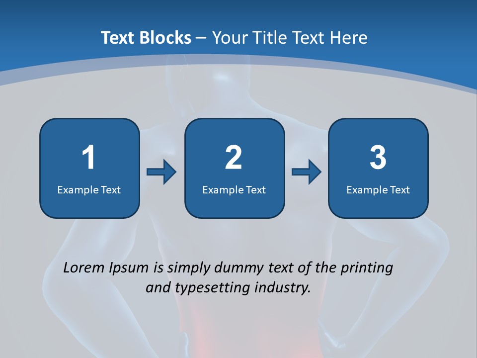 Medical Lumbago Body PowerPoint Template