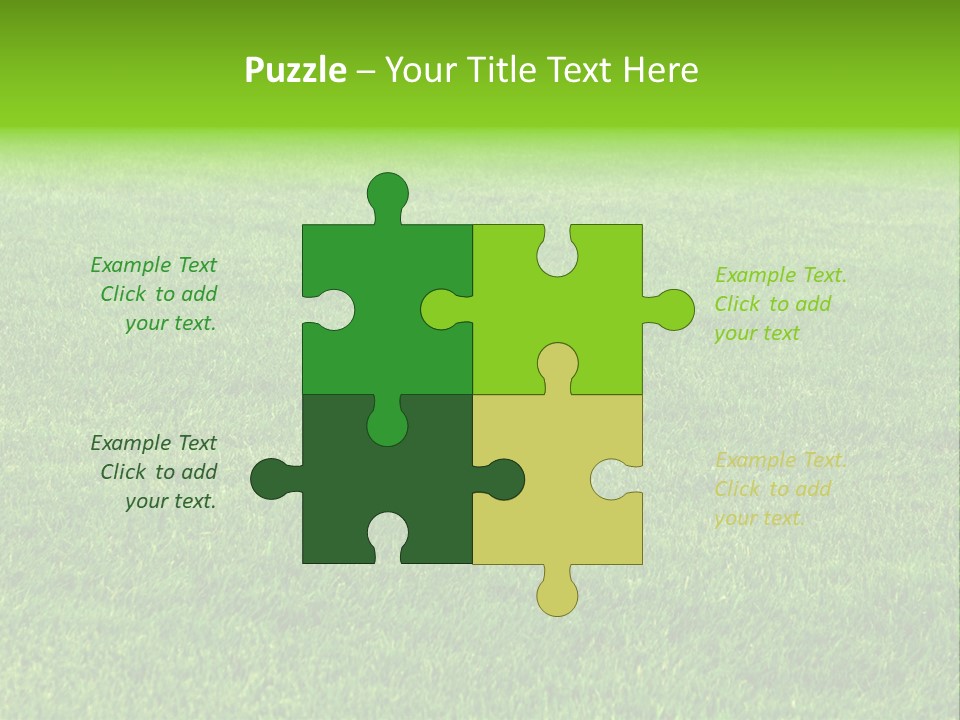 Nature Grow Landscape PowerPoint Template