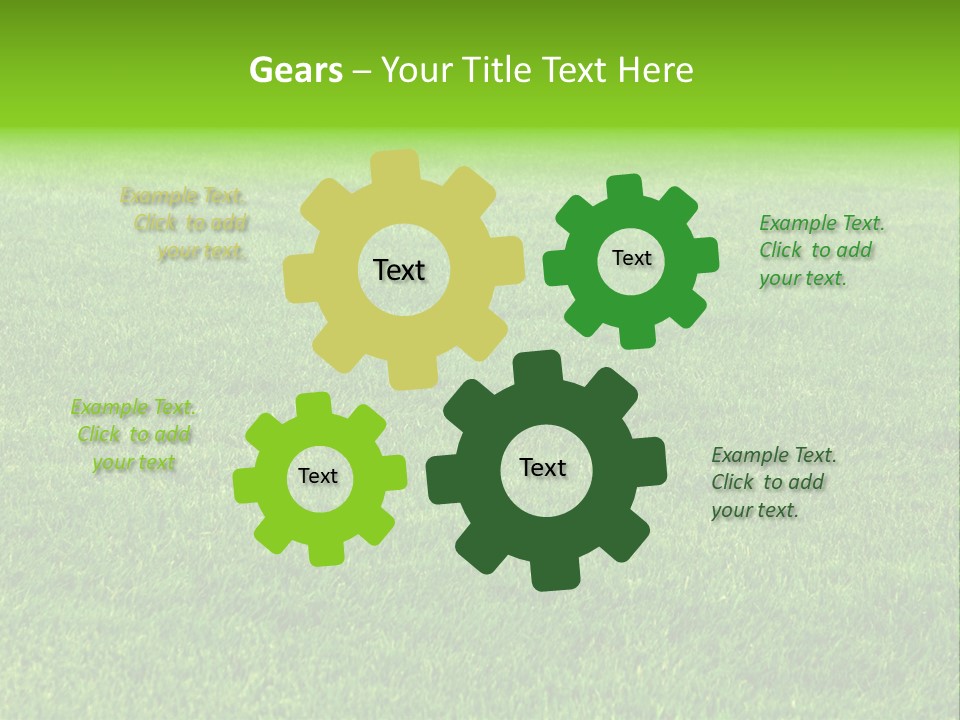 Nature Grow Landscape PowerPoint Template