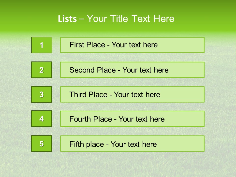 Nature Grow Landscape PowerPoint Template