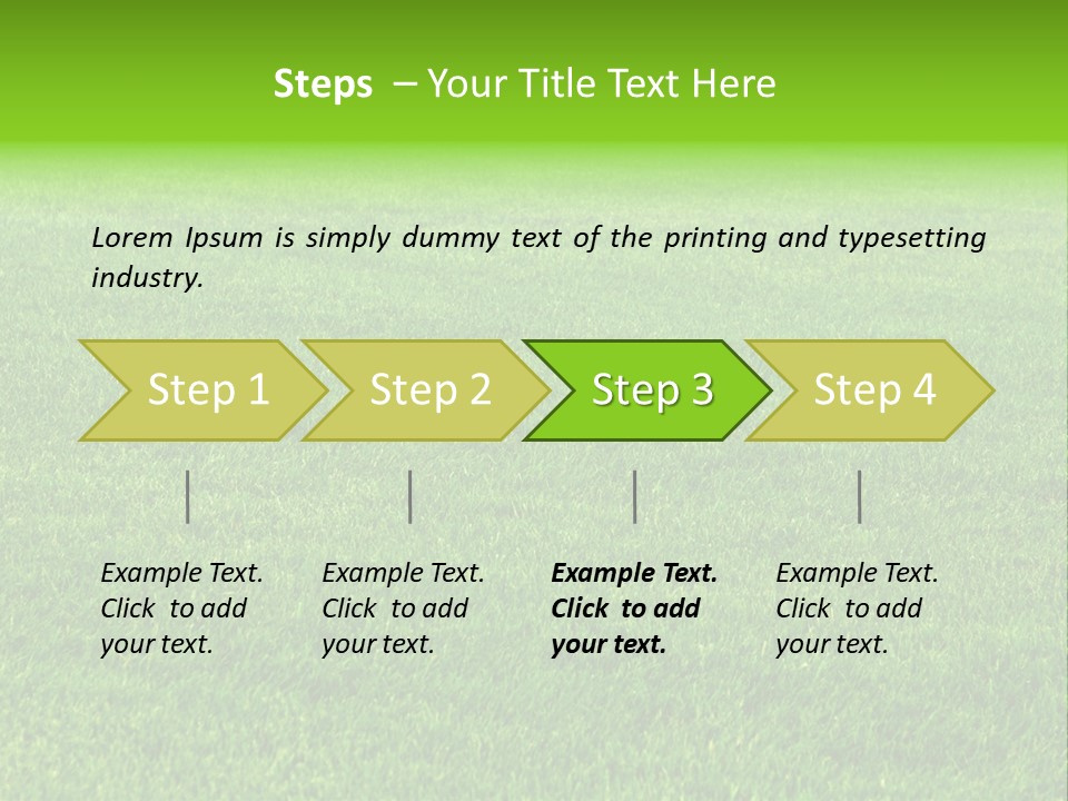 Nature Grow Landscape PowerPoint Template