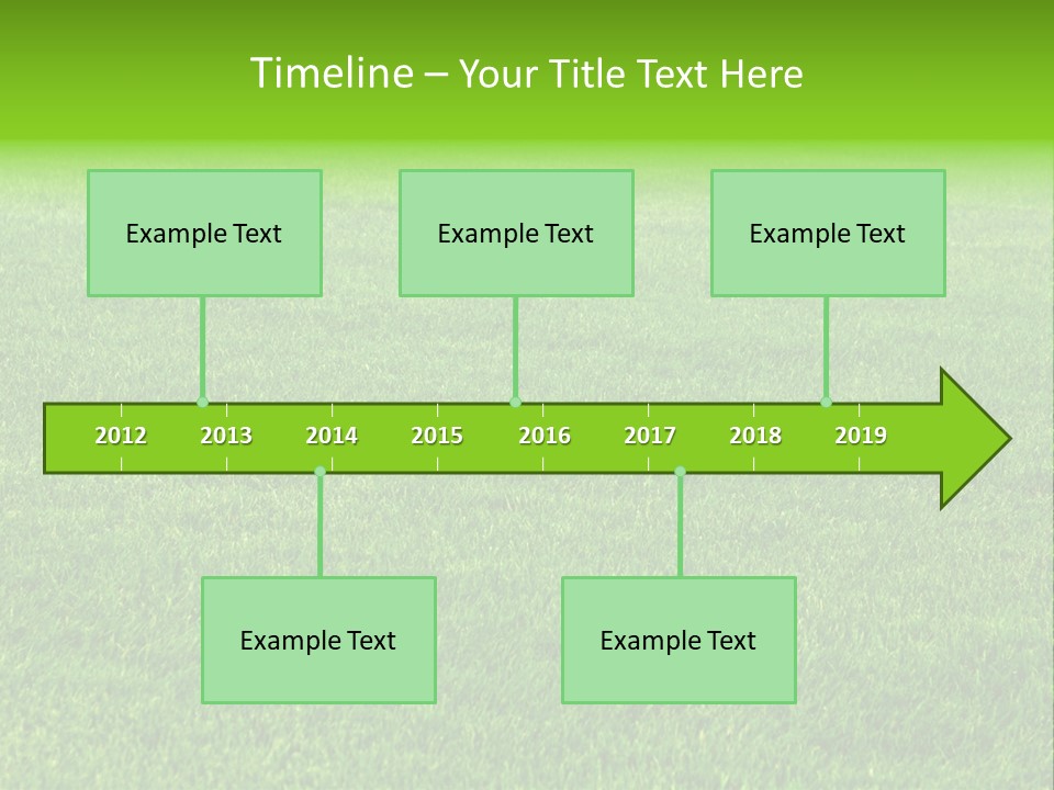 Nature Grow Landscape PowerPoint Template