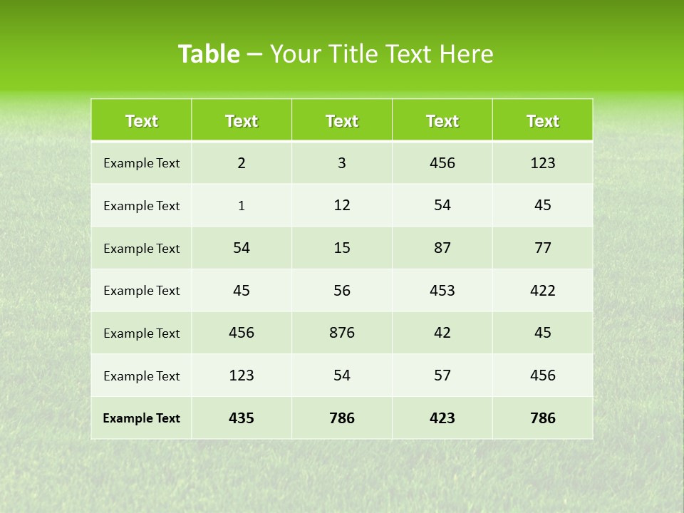 Nature Grow Landscape PowerPoint Template