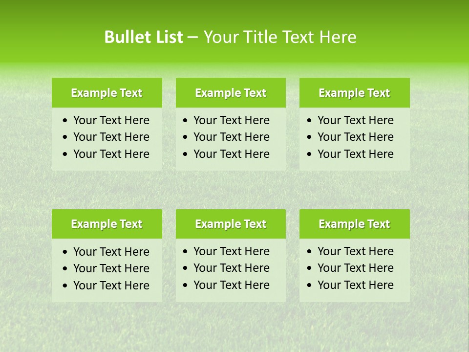Nature Grow Landscape PowerPoint Template