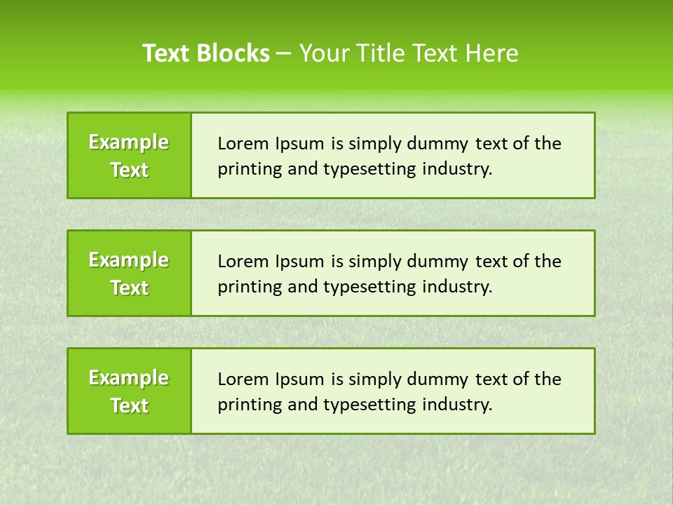Nature Grow Landscape PowerPoint Template
