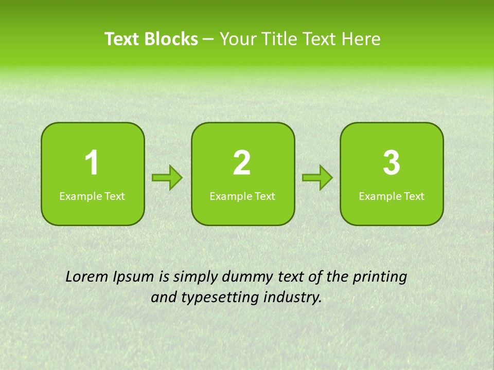 Nature Grow Landscape PowerPoint Template