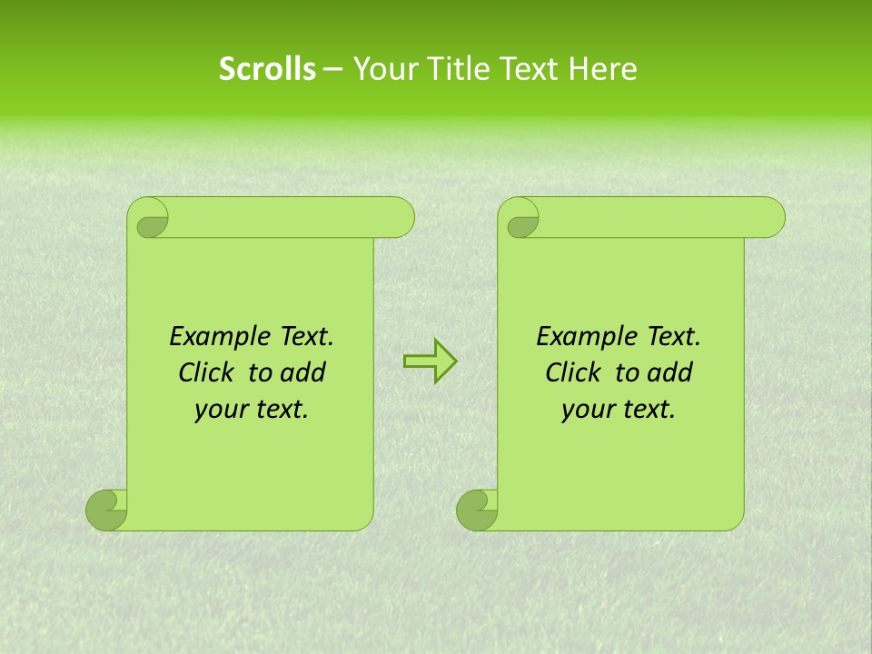 Nature Grow Landscape PowerPoint Template