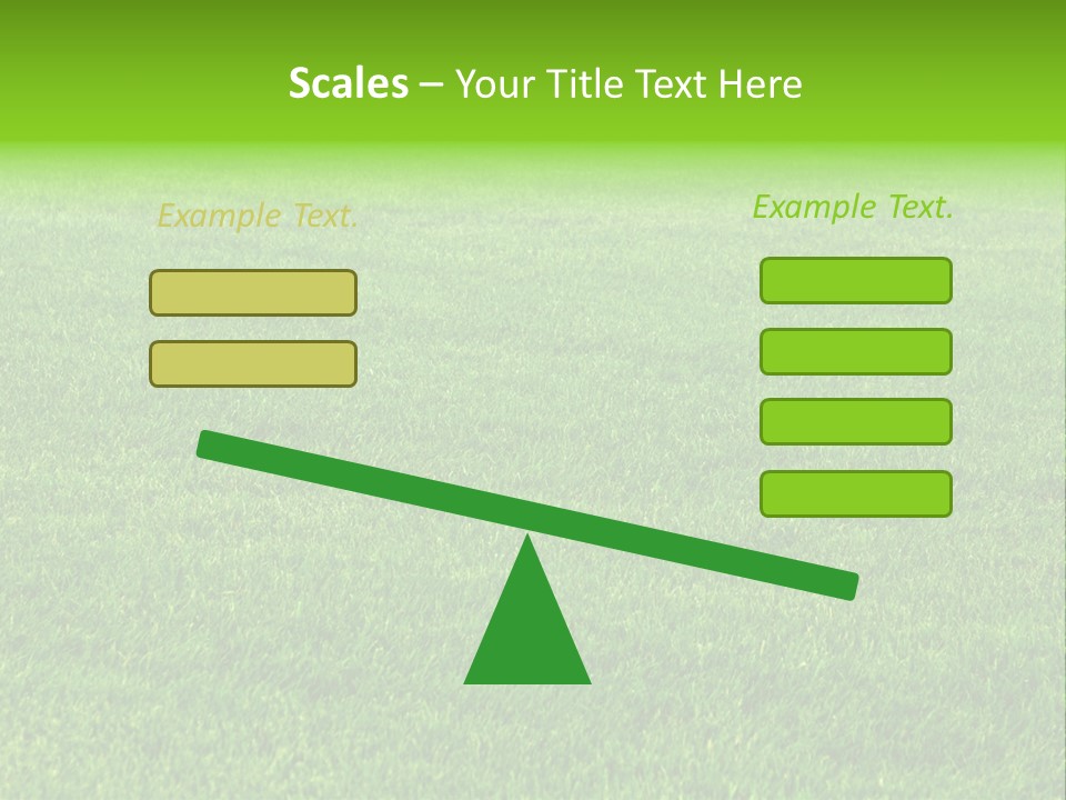 Nature Grow Landscape PowerPoint Template