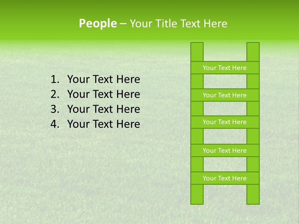 Nature Grow Landscape PowerPoint Template
